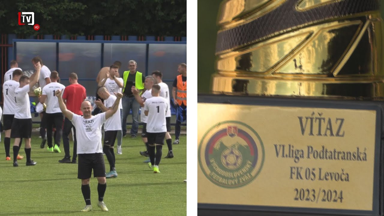 [6/22] Futbalisti FK 05 Levoča získali titul víťaza 6. ligovej  Podtatranskej skupiny (04. 06. 2024)