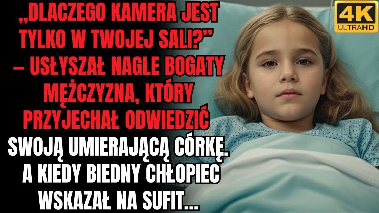 A dlaczego kamera jest tylko na twoim oddziale  — usłyszał nagle bogaty mężczyzna, który przyjechał
