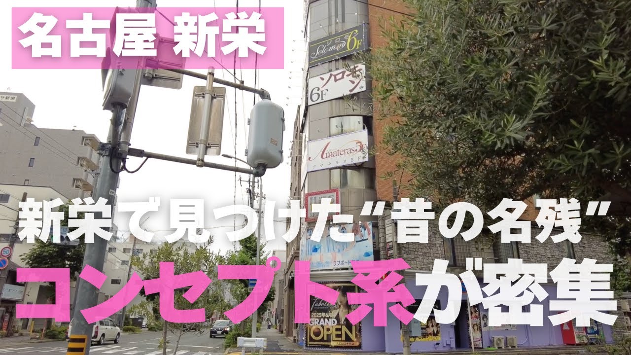 名古屋・新栄のディープ街を昼散歩🚶&zwj;♀️ナース👩&zwj;⚕️花魁👘看板の世界が面白すぎた！