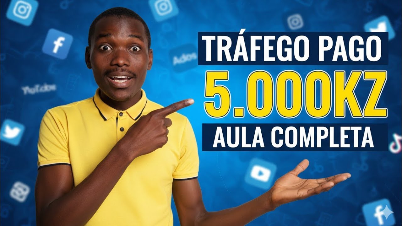 Como fazer tráfego pago com 5.000 KZ ? 