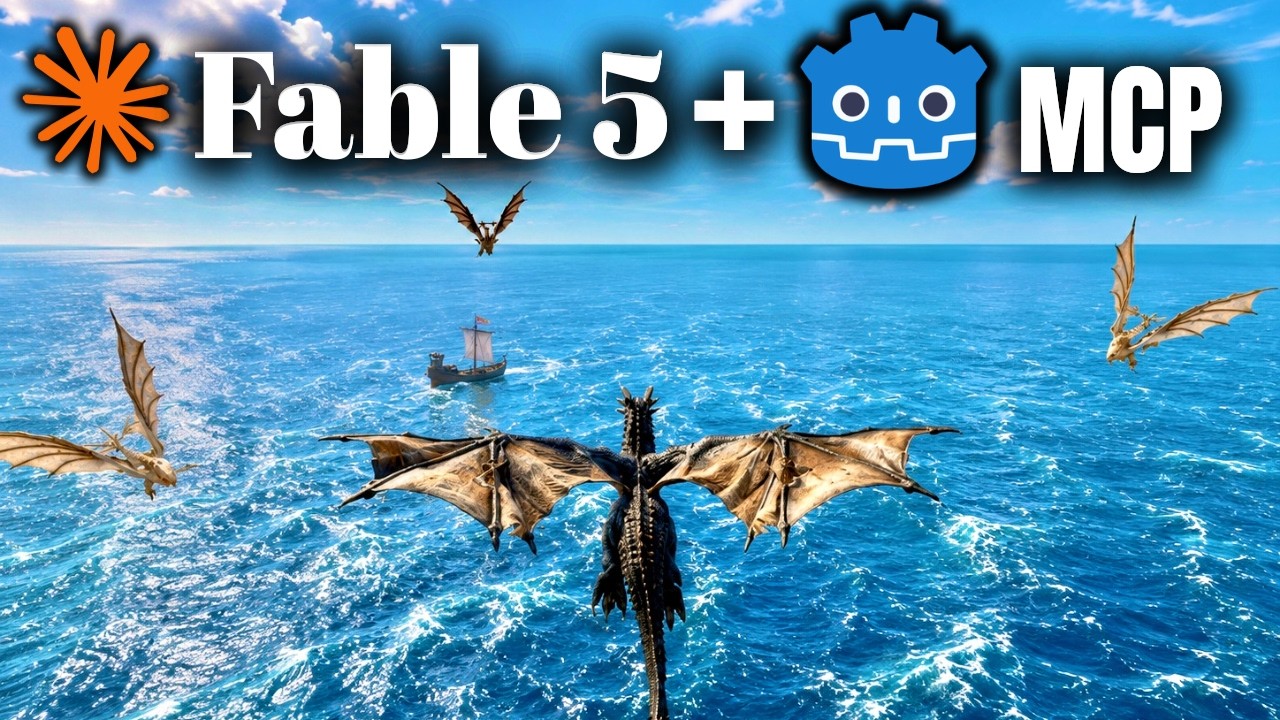 Claude Fable 5 создает ПОЛНУЮ ИГРУ с помощью Godot MCP и Blender MCP