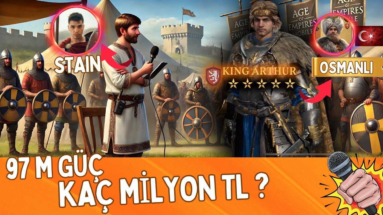 Full Arthurlu Türk ile röpörtaj !| Age Of Empires Mobile 🥷🏻 | #ageofempiresmobile