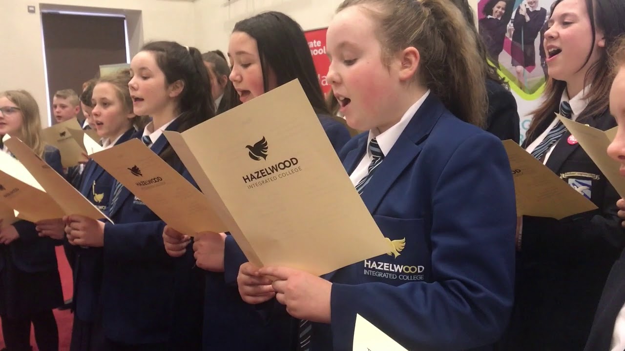 Hazelwood Integrated College Choir at Integration Works event
