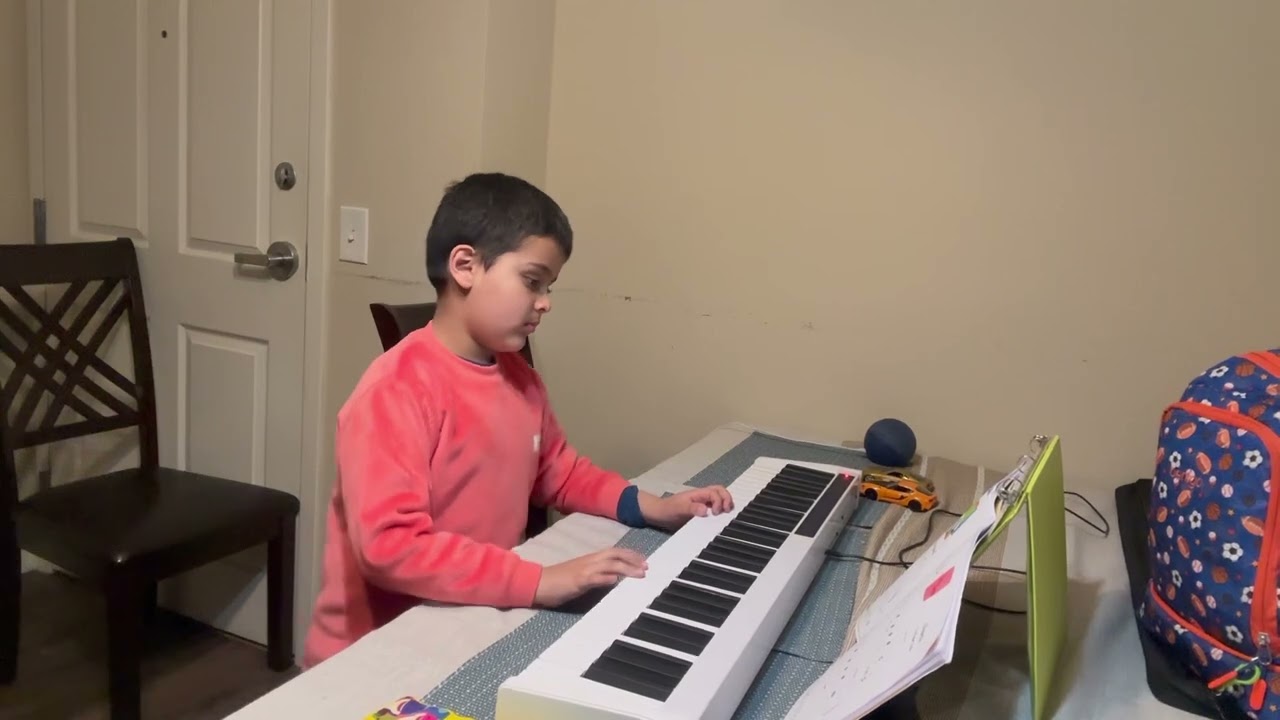 &ldquo;Hey, Mr. Half Note Dot!&rdquo; Basic piano skills with Aashrin