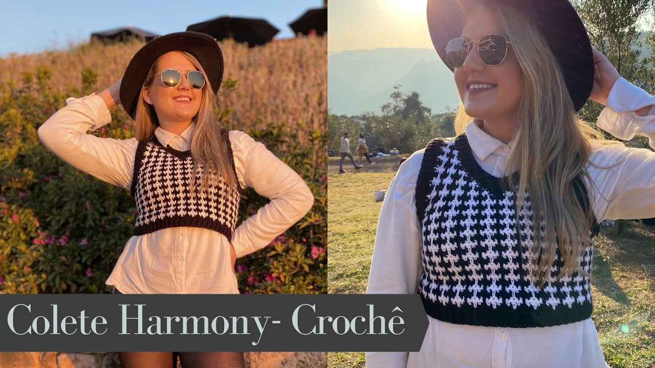 Colete Harmony - Crochê (Fácil)