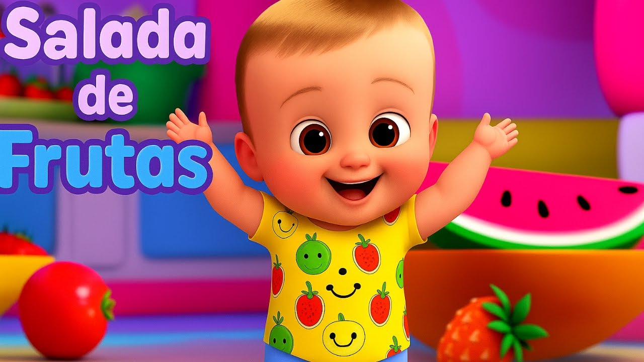 🍉 Divers&atilde;o com Salada de Frutas do Neneco! 🍌🍍🍓 M&uacute;sica Infantil  Divertida e Educativa🎶