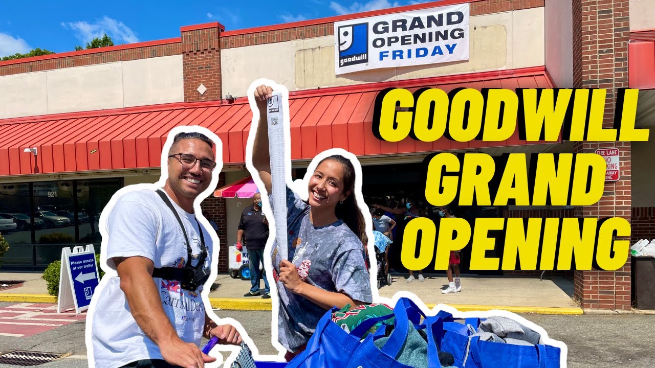 INSANE GOODWILL GRAND OPENING - PART 1 - DROVE 3 HOURS TO THRIFT | Thrift With Me