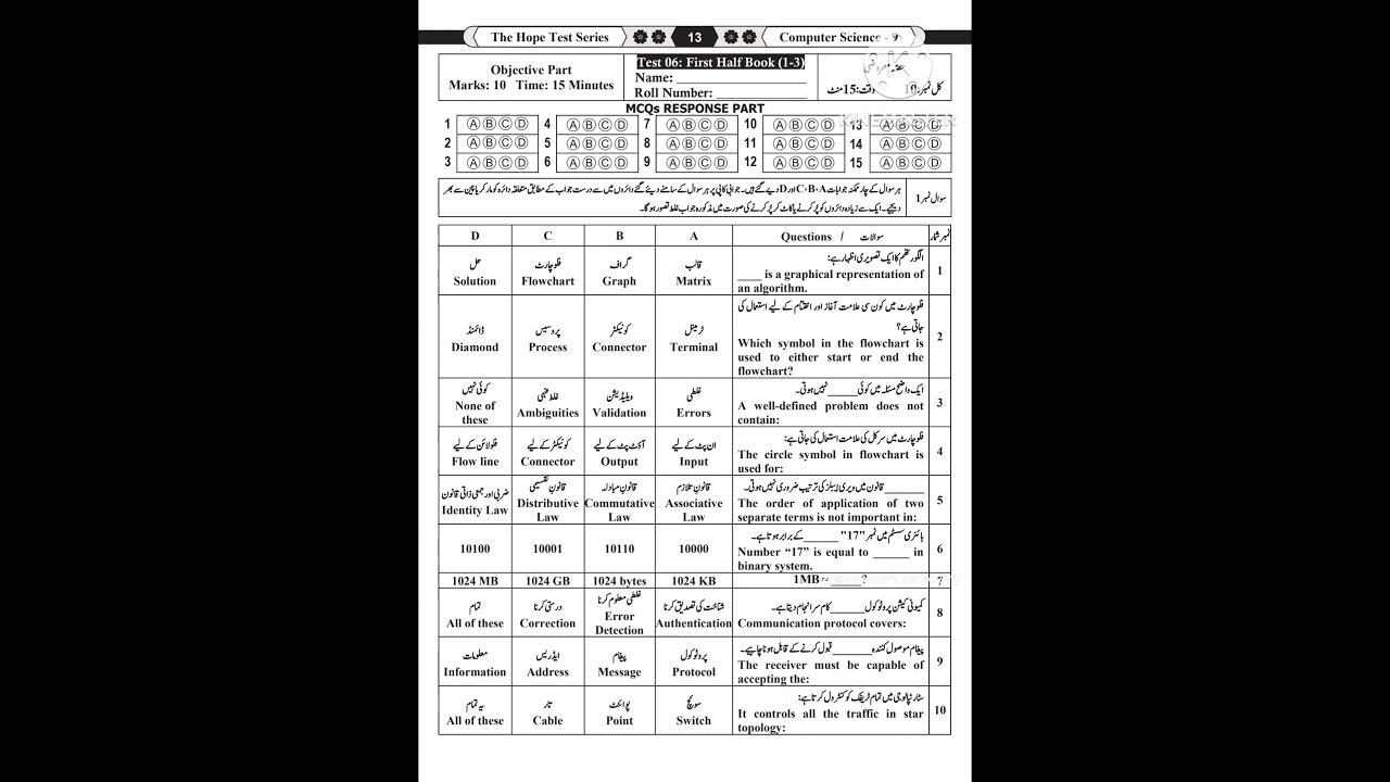 Class 9th Computer Science Full Book Papers Punjab Examination 2025/#9thclasscomputerguesspaper2025.