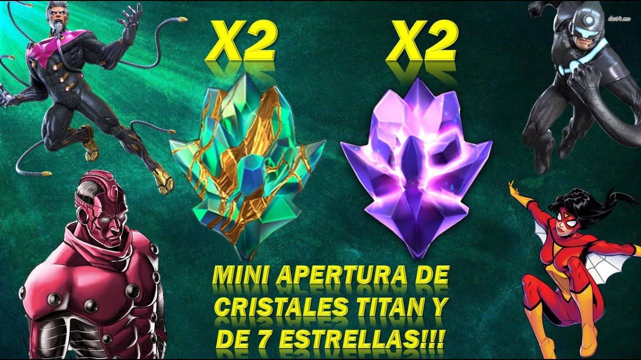 MINI APERTURA DE 2 CRISTALES DE 7* Y 2 CRISTALES TITAN - MCOC