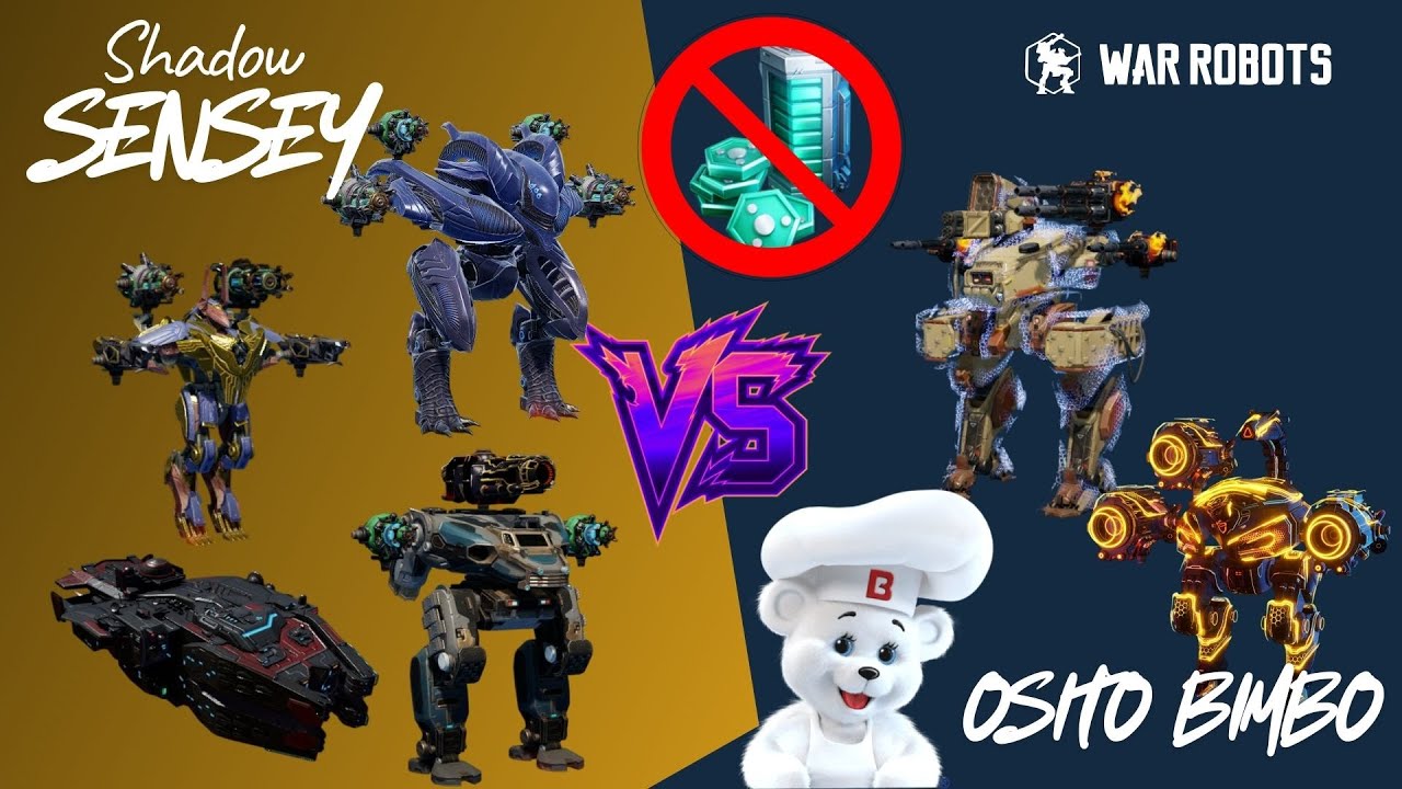¡DUELO DE TITANES! ⚔️ Versus Contra: EL OSITO BIMBO 🐻🍞 | SIN PILAS 🚫🔋 | War Robots