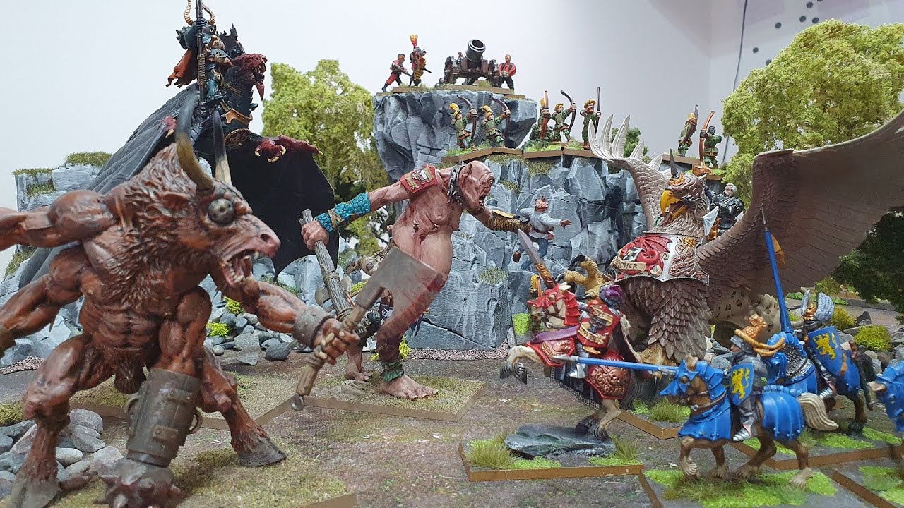 Warriors of Chaos vs Empire, Warhammer Old World battle report 0