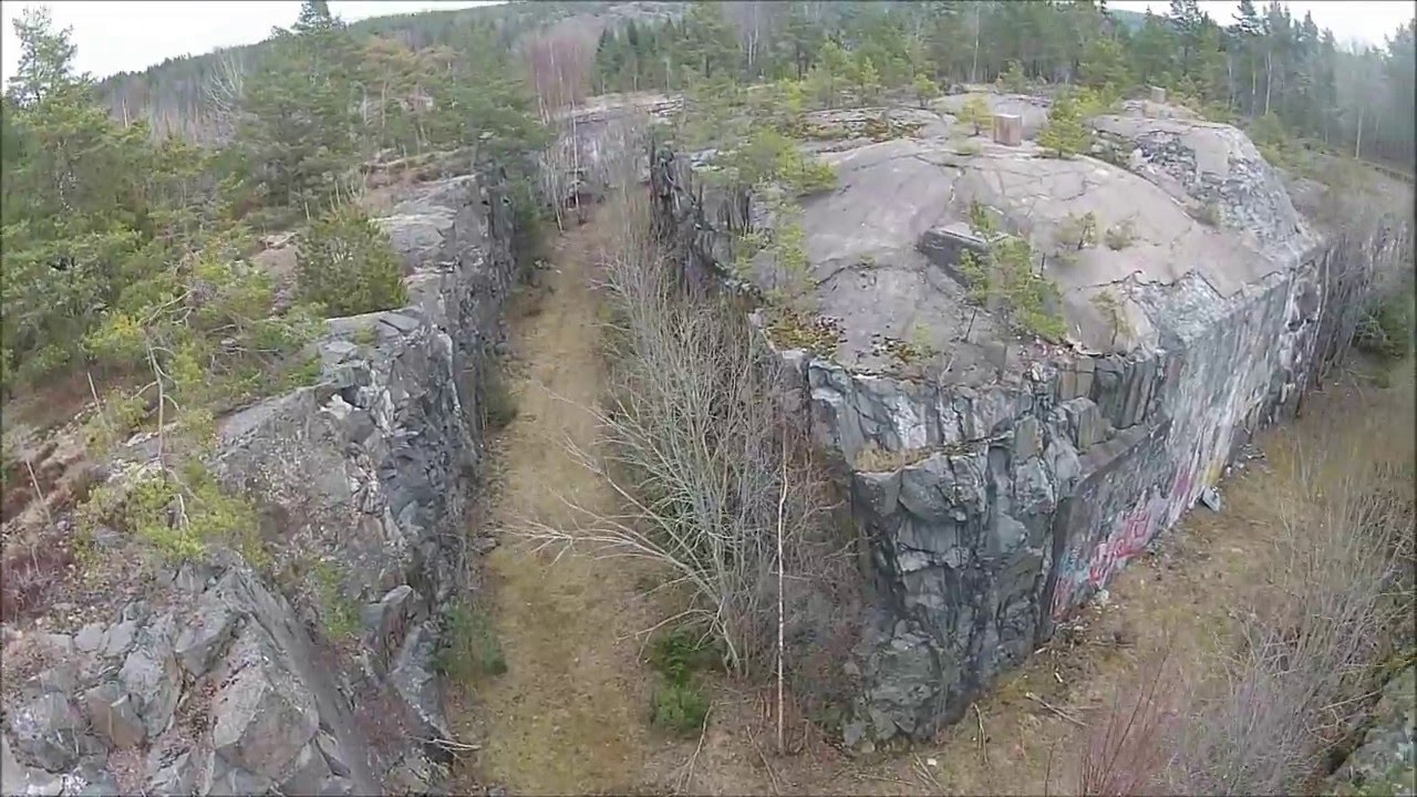 Myttingefortet ett vackert Kanonbatteri från förr filmat i nutid 2016-04-03