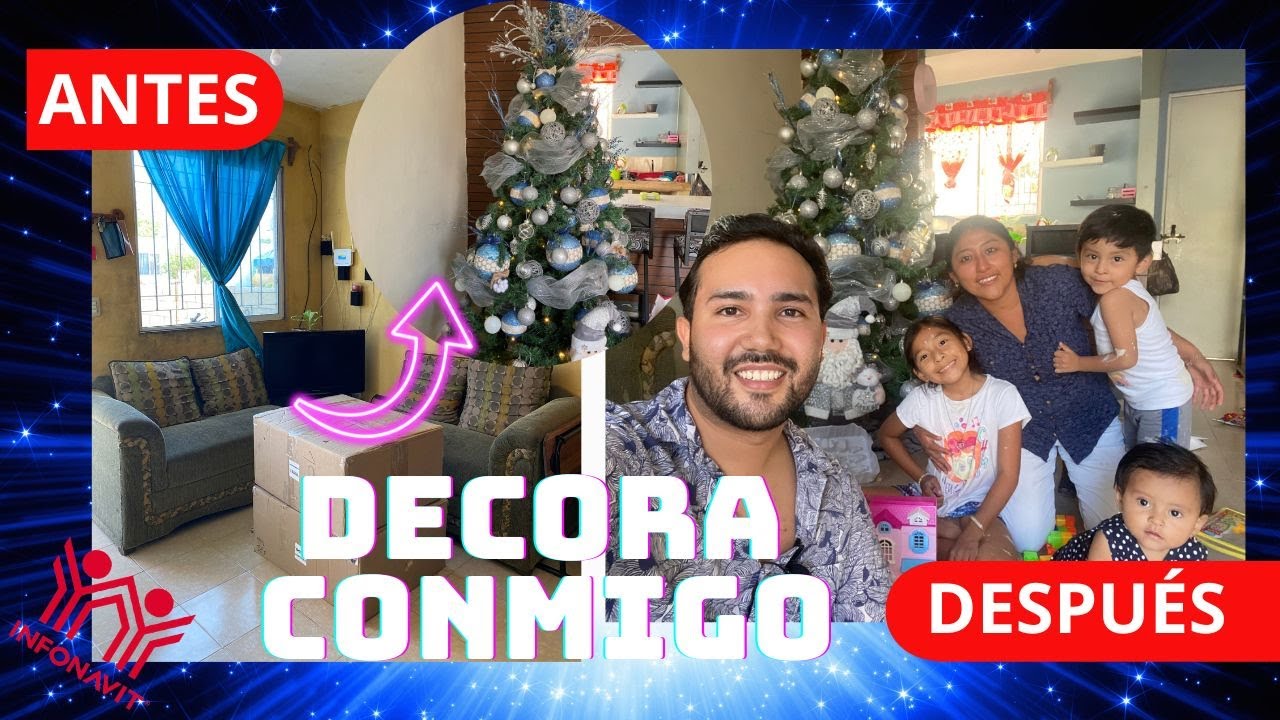 ASI DECORE LA CASA de mis SEGUIDORES 🎄😍PARA NAVIDAD