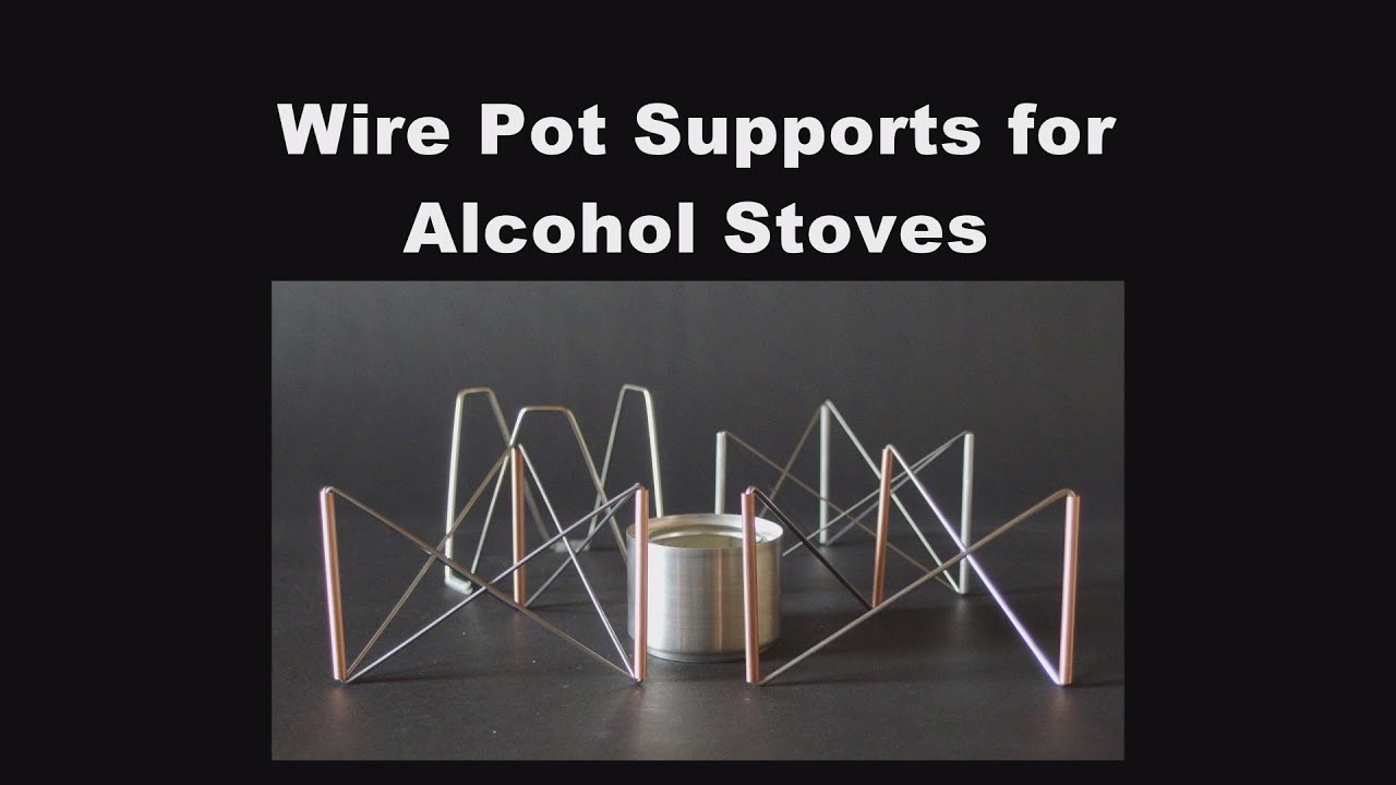 Wire Pot Support for Alcohol Stoves