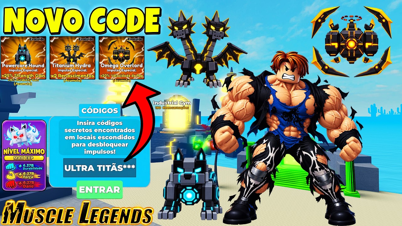 😱 NEW ULTRA TITAN PACK CODE + 18 SUPER OP CODES IN MUSCLE LEGENDS