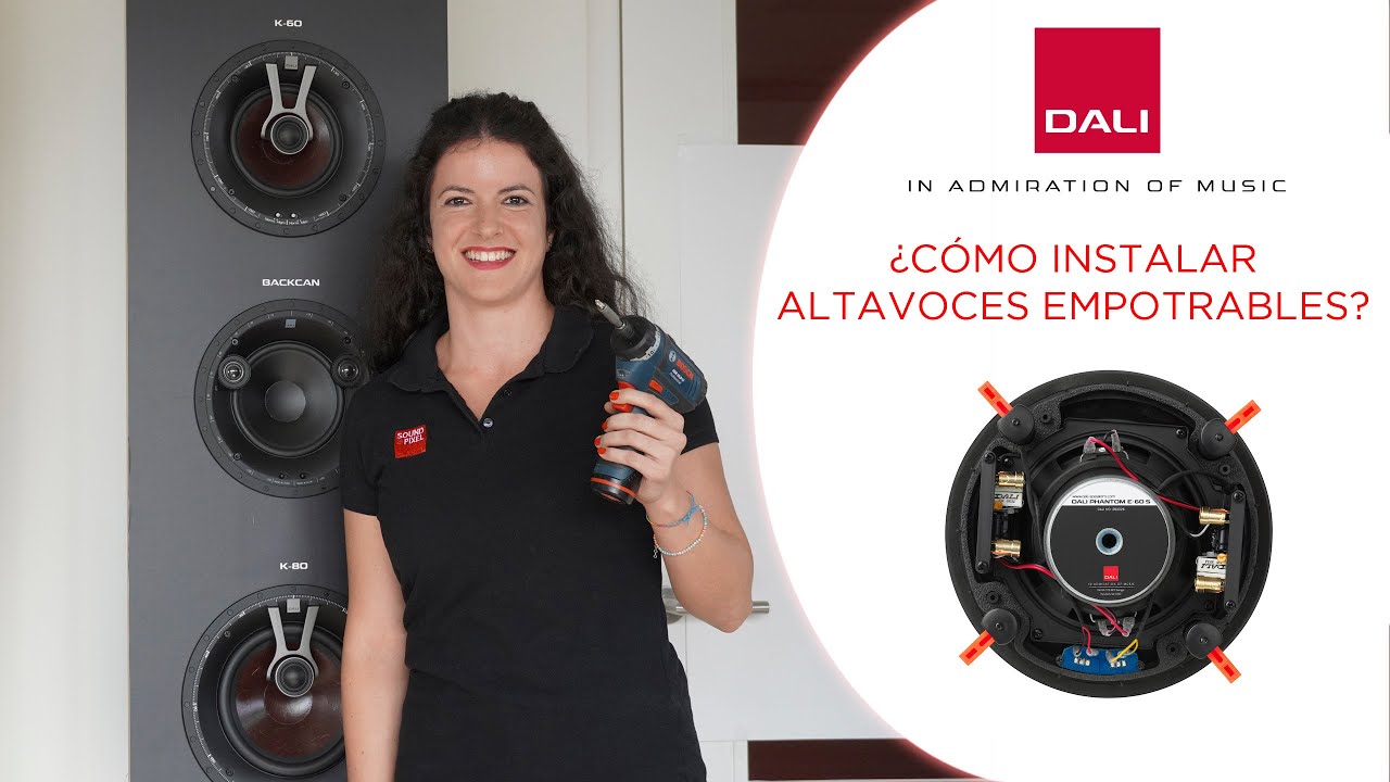 ¿Cómo instalar altavoces empotrables en techo o pared? | DALI Phantom