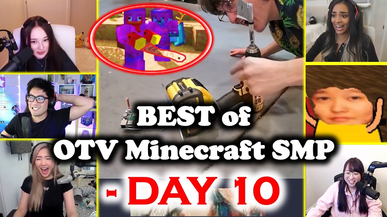 OTV Minecraft SMP (DAY 10) after Vegas went DRAMATIC | Best moments |ft. Michael, Janet, Daph & more