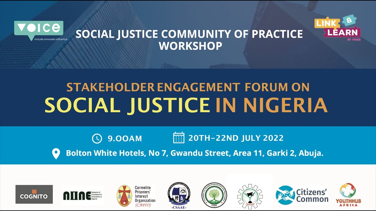 Highlights from the Voice Social Justice Community of Practice Stakeholder Engagement Forum