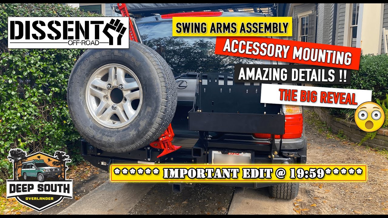 EDITED- LX470 Dissent Off-Road Modular Rear Bumper for Landcruiser and LX 470 - Finished + Reveal