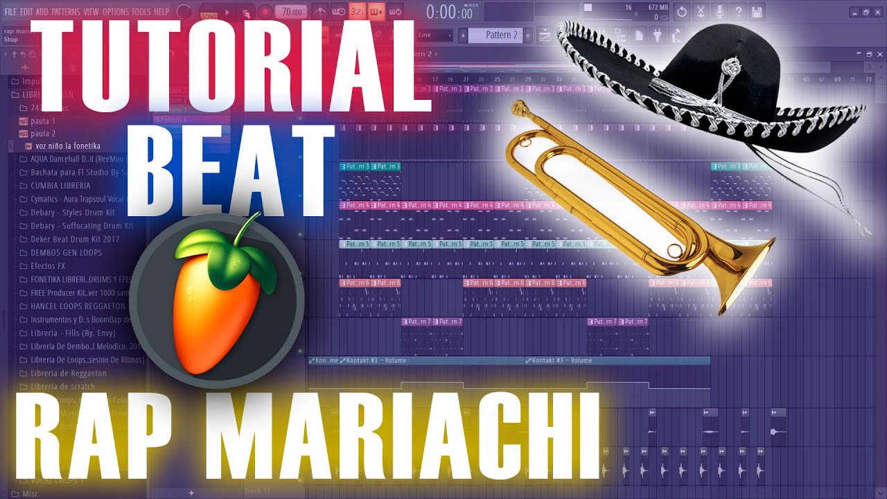 Como Hacer Beat de Rap con Mariachi en Fl Studio 20 // TUTORIAL FL STUDIO 20