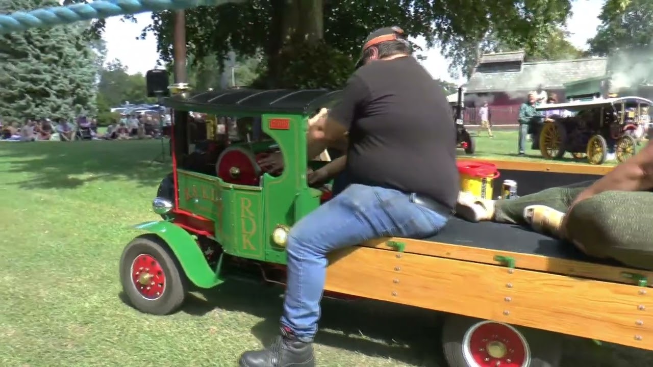 miniature traction engine rally at Bressingham steam museum    2025