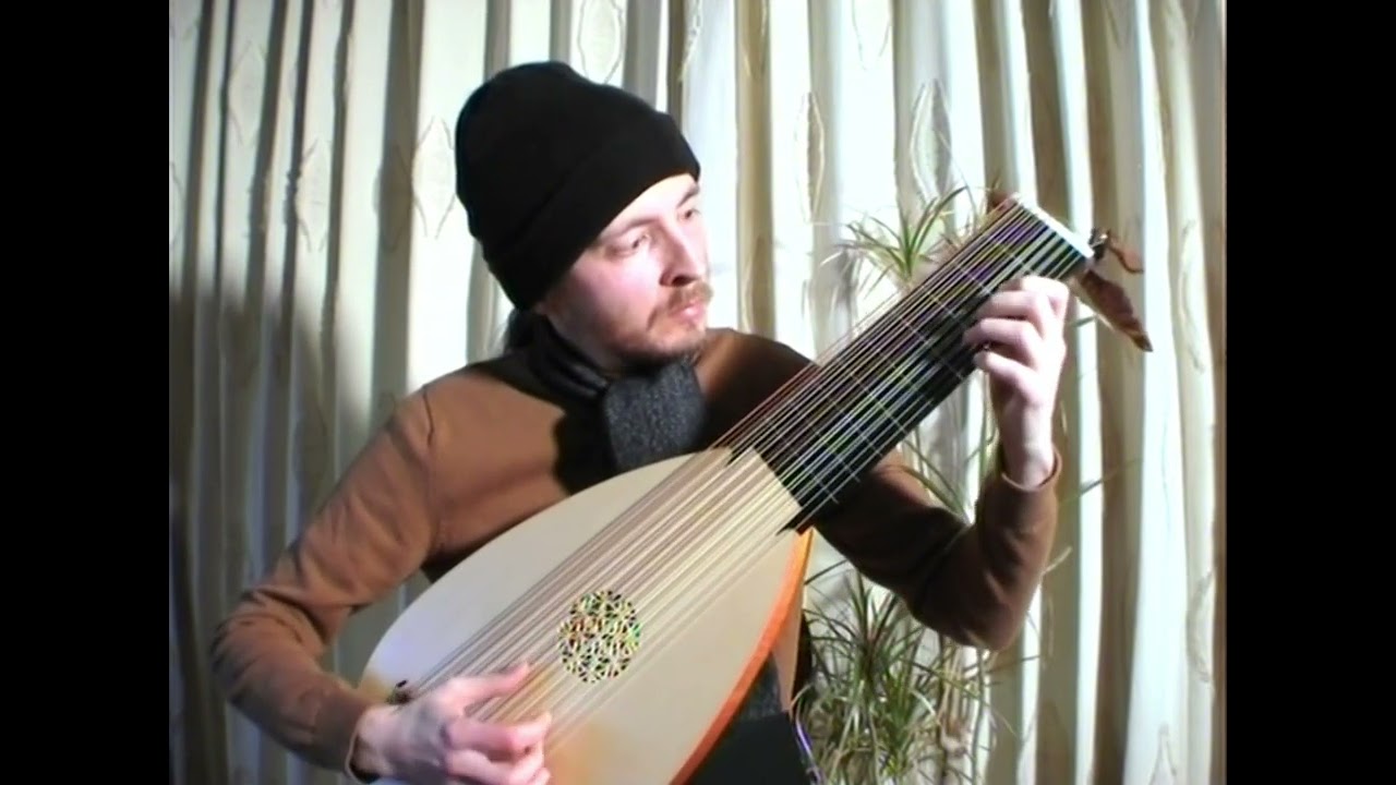 Praeludium C da Tauscana for baroque lute, played by Lawrence Dodd