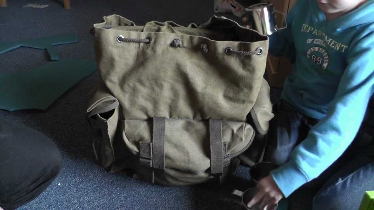 Canvas BW Rucksack | Armee Ware | Bundeswehr Bestände