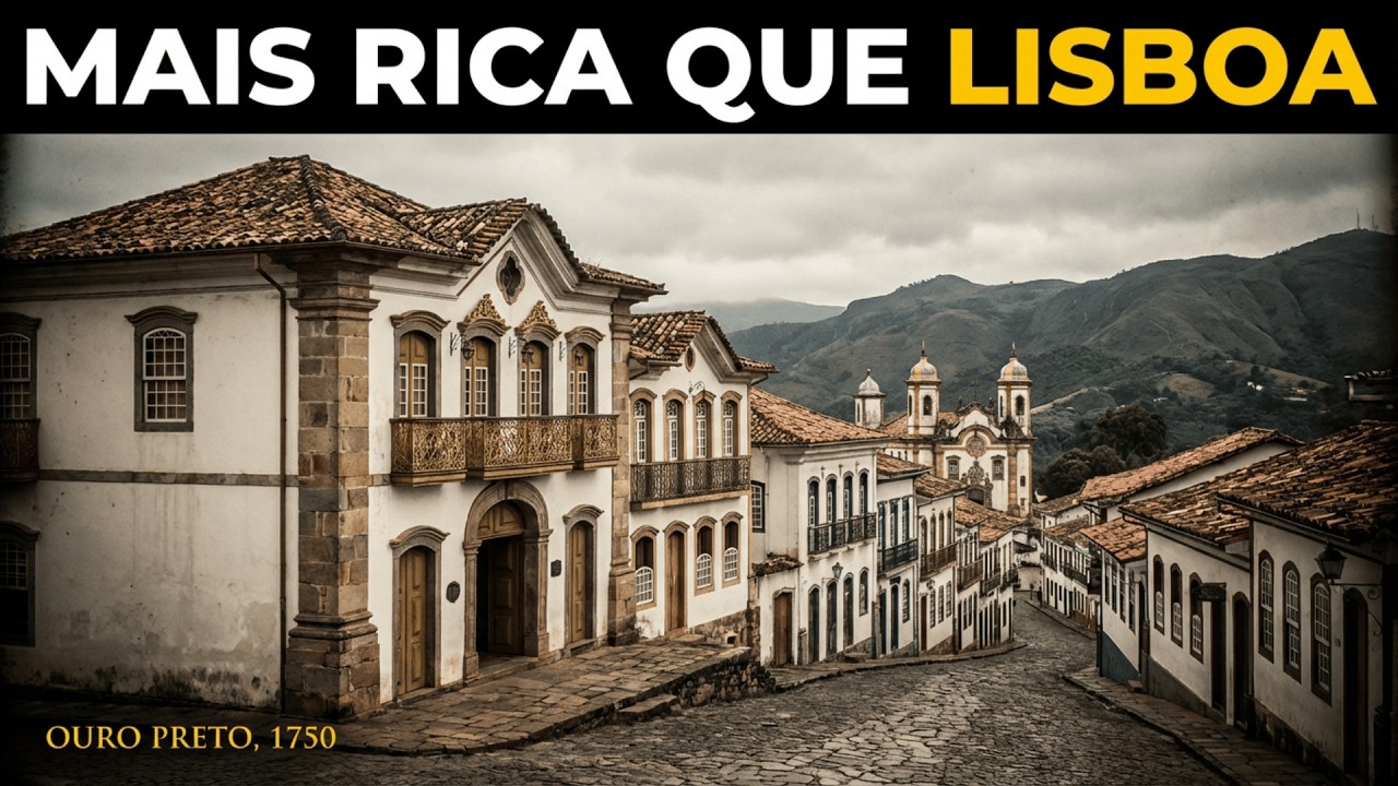 As Mansões de Ouro Preto em 1750: Quando Era Mais Rica Que Lisboa