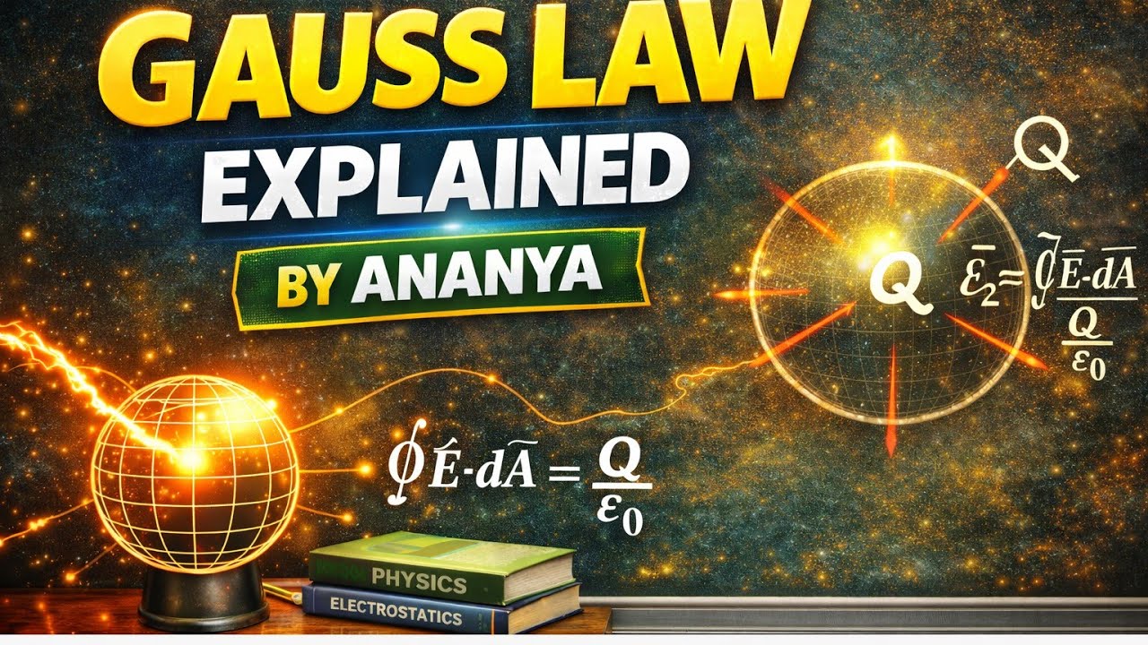  Gauss’s Law | Presented by Ananya.BSc Physics Seminar:LEC 4