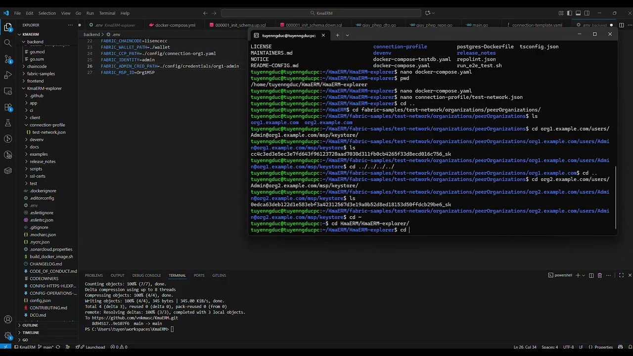Deploying Kmasc-Explorer Admin Interface on Blockchain Network | Hyperledger Explorer Upgrade