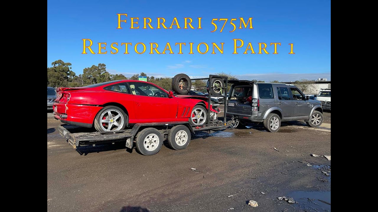 Project Sydney - Rebuilding a damaged 2004 Ferrari 575M Restoration Part 1