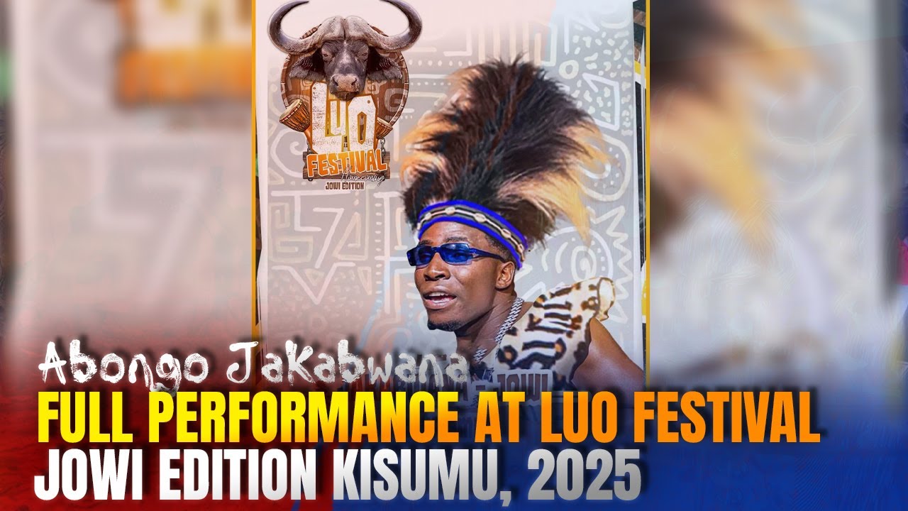 ABONGO JAKABWANA ELECTRIC PERFORMANCE AT LUO FESTIVAL JOWI EDITION KISUMU 2025