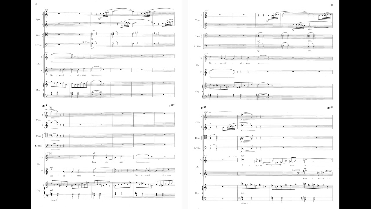 John Rutter  - Gloria 'Allegro vivace'