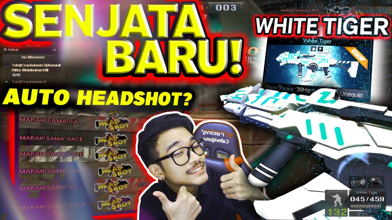 SENJATA WHITE TIGER?? AUTO DI TUDUH CHEAT HEADSHOT!! OVERPOWER WOY!! Point Blank Zepetto Indonesia