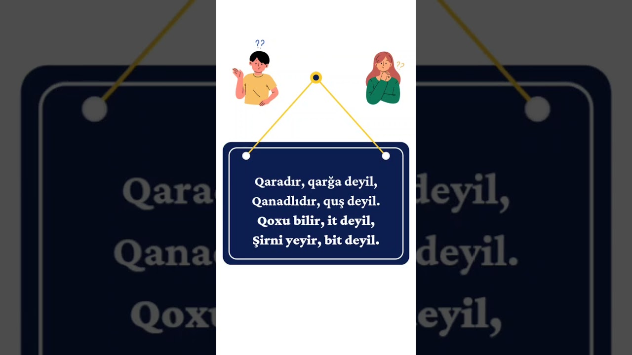 ❓Sual | #question #sorucevap  #tapmacalar