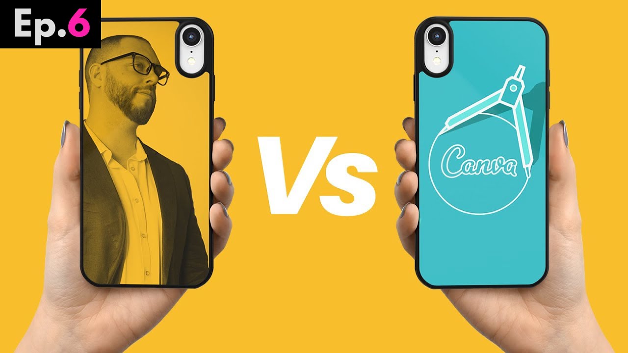 Graphic Designer VS Canva! (Before & After Graphic Design)