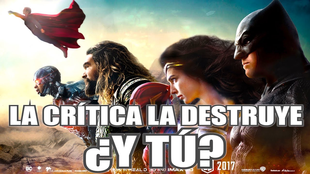 LA CRÍTICA QUIERE HUNDIR LA JUSTICE LEAGUE. ¿Y TÚ?