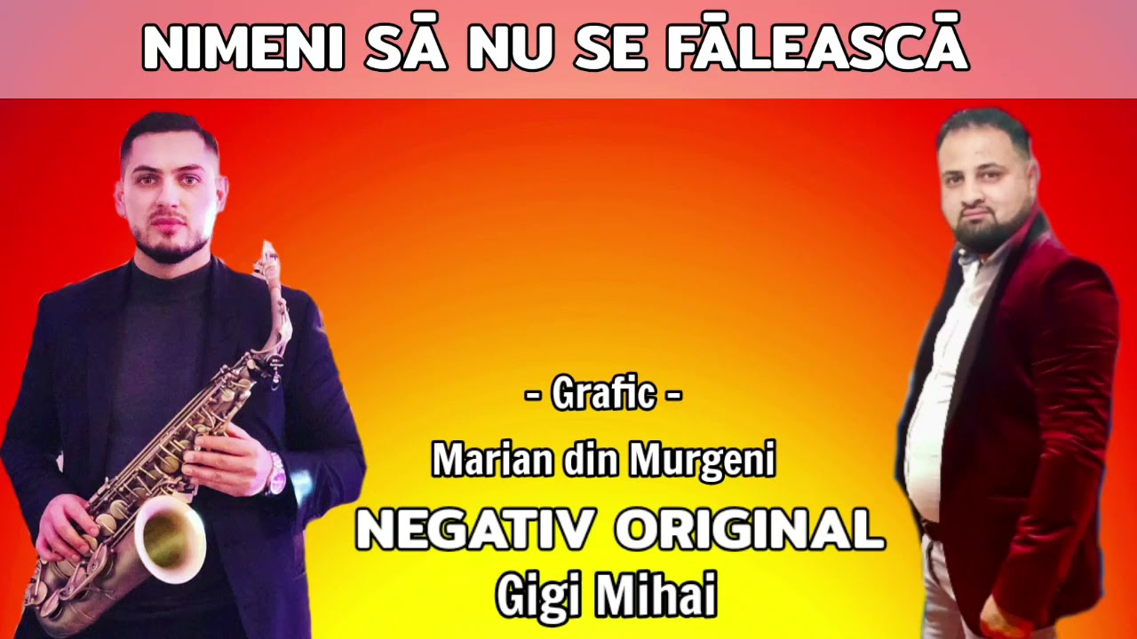 Negativ Original ❌ Nimeni să nu se fălească | Marian din Murgeni