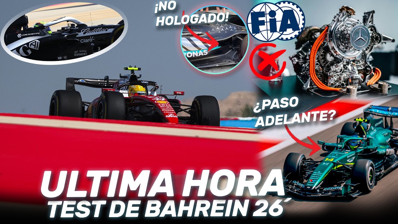 ¡¡ULTIMA HORA TEST de PRETEMPORADA!! PROBLEMA MERCEDES, POLEMICA FINAL, ALINEACIONES y MAS...