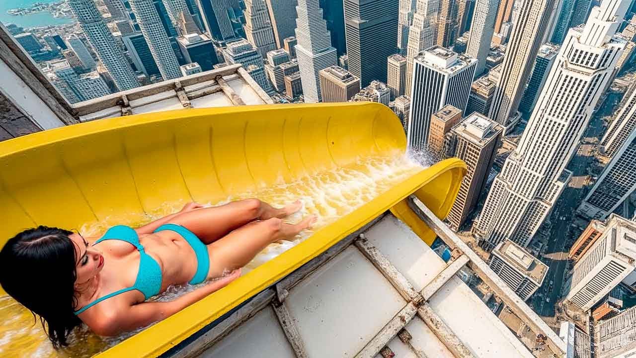 Самые страшные аттракционы в мире!