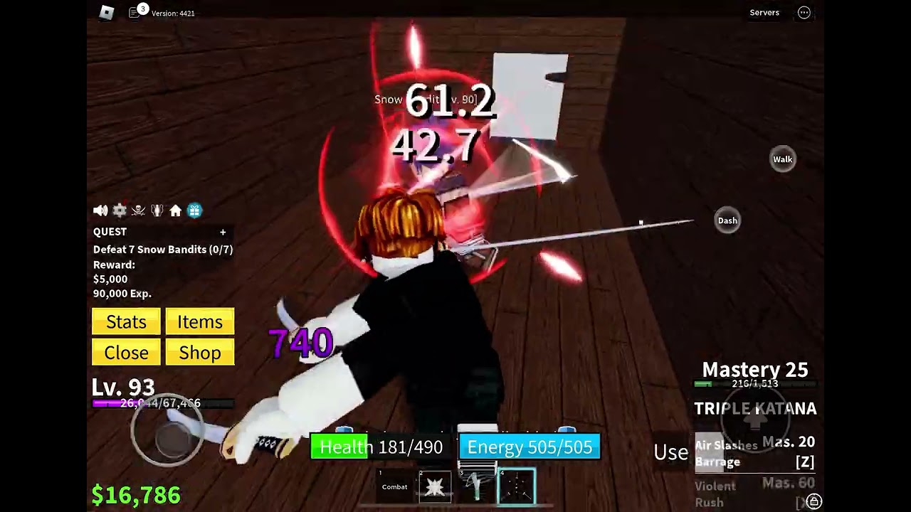 Blox fruits without dying three times Roblox