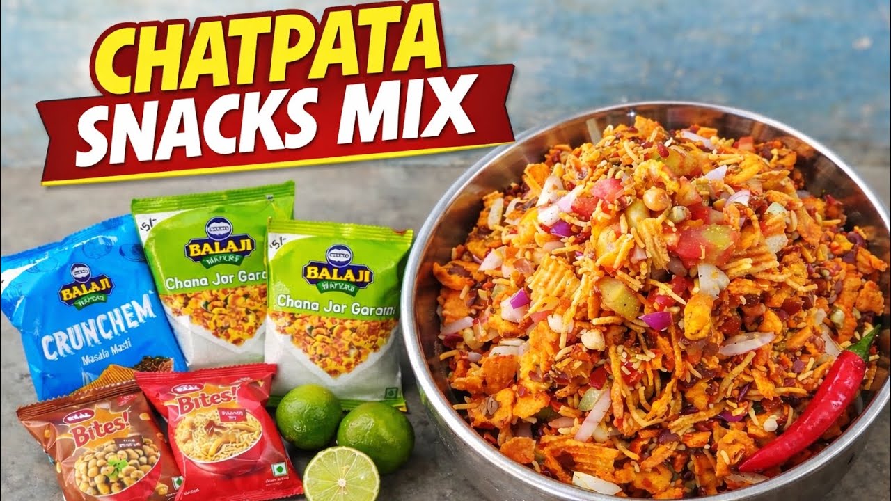 Party Ke Liye Sabse Aasan Snacks Mix Recipe 😋💯 ||