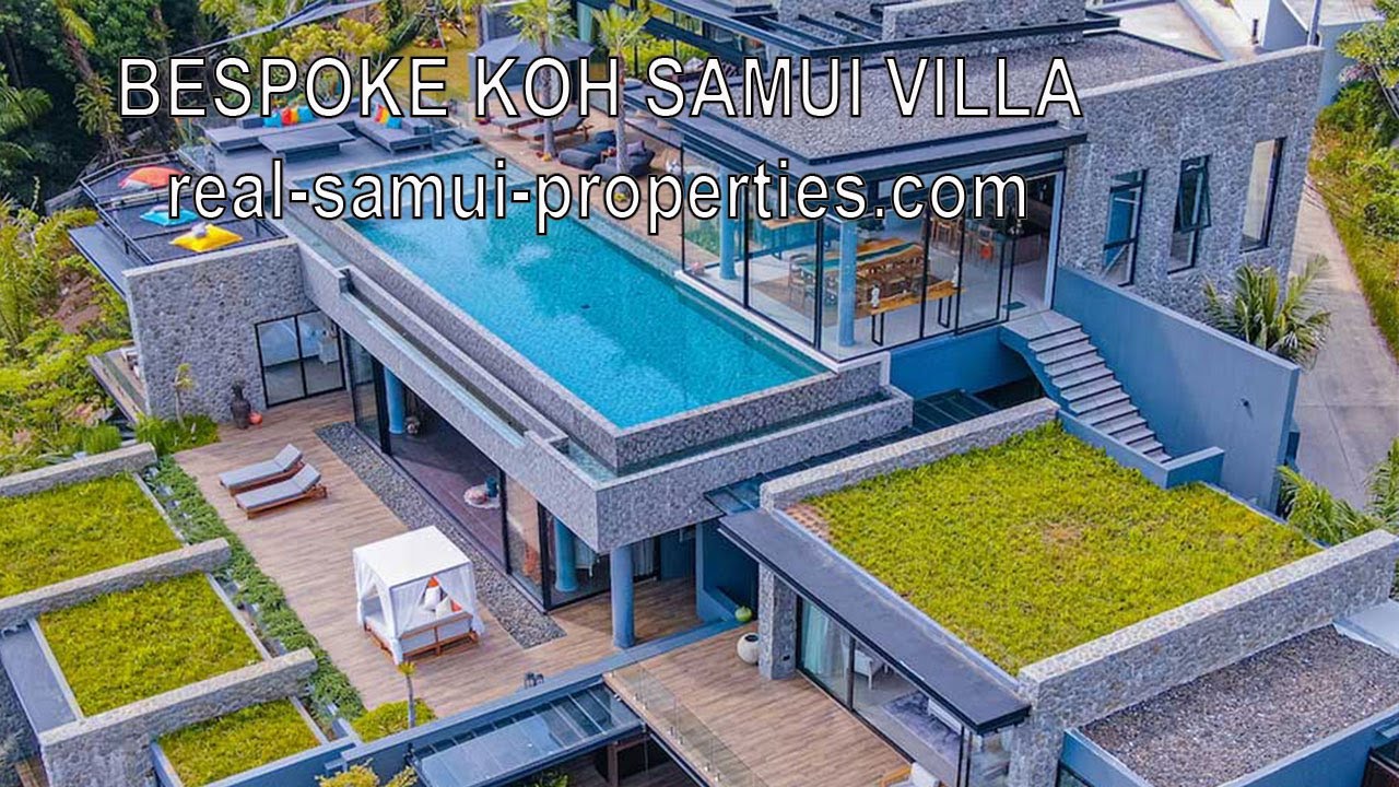 Bespoke Luxury 5-Bed, 2,700 Sqm Panoramic Sea View Villa, Chaweng Noi
