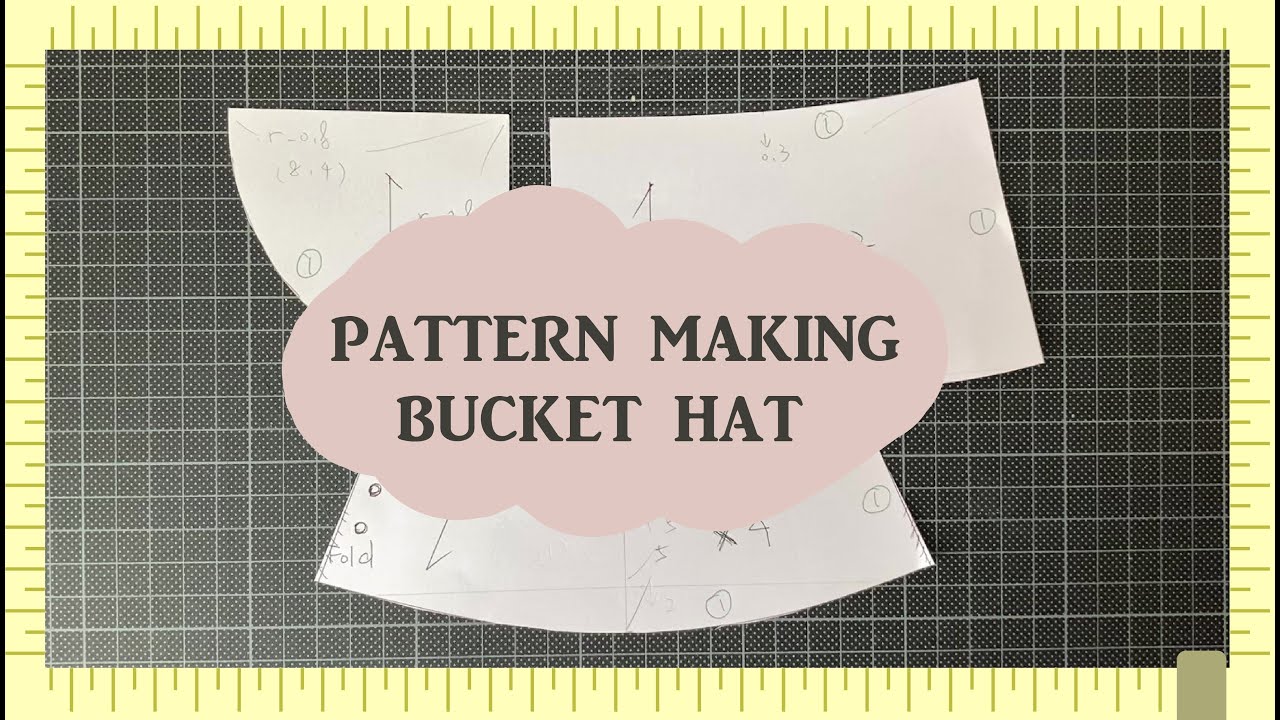 [DIY] 版型分享📏漁夫帽 | Bucket hat's pattern making
