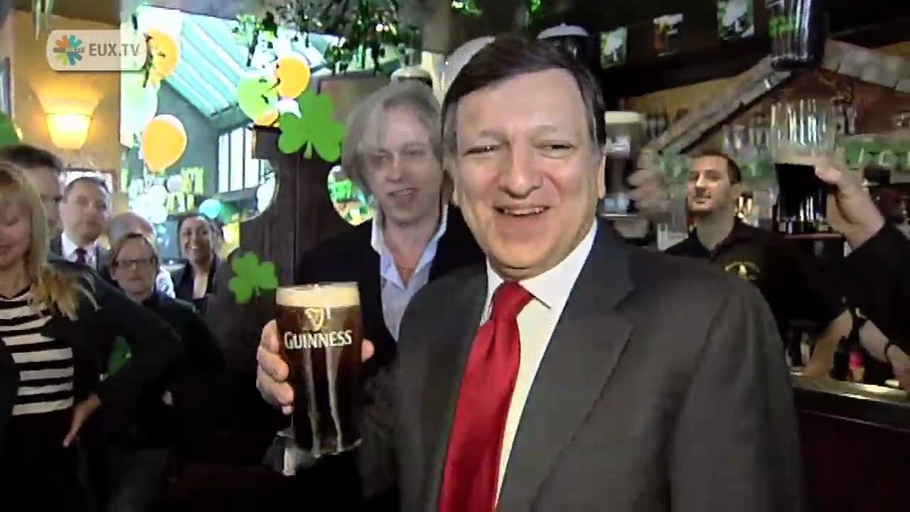 Over a pint of Guinness, Barroso, Geldof talk poverty