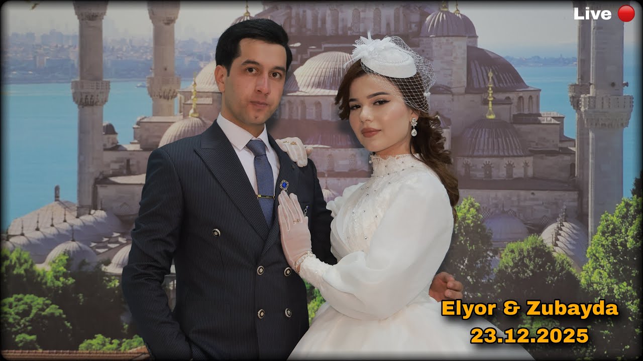 23.12.2025 | Elyor & Zubayda | Nikox oqshomi Ismoil ota To’yxonasi Bonu studio live..