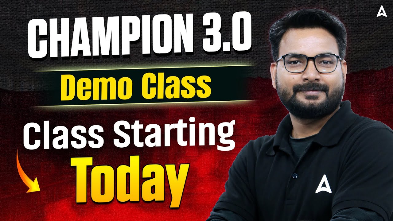 Champion 3.0 | Complete Reasoning for Bank Exams 2026 | Demo Class | By Saurav Singh Sir
