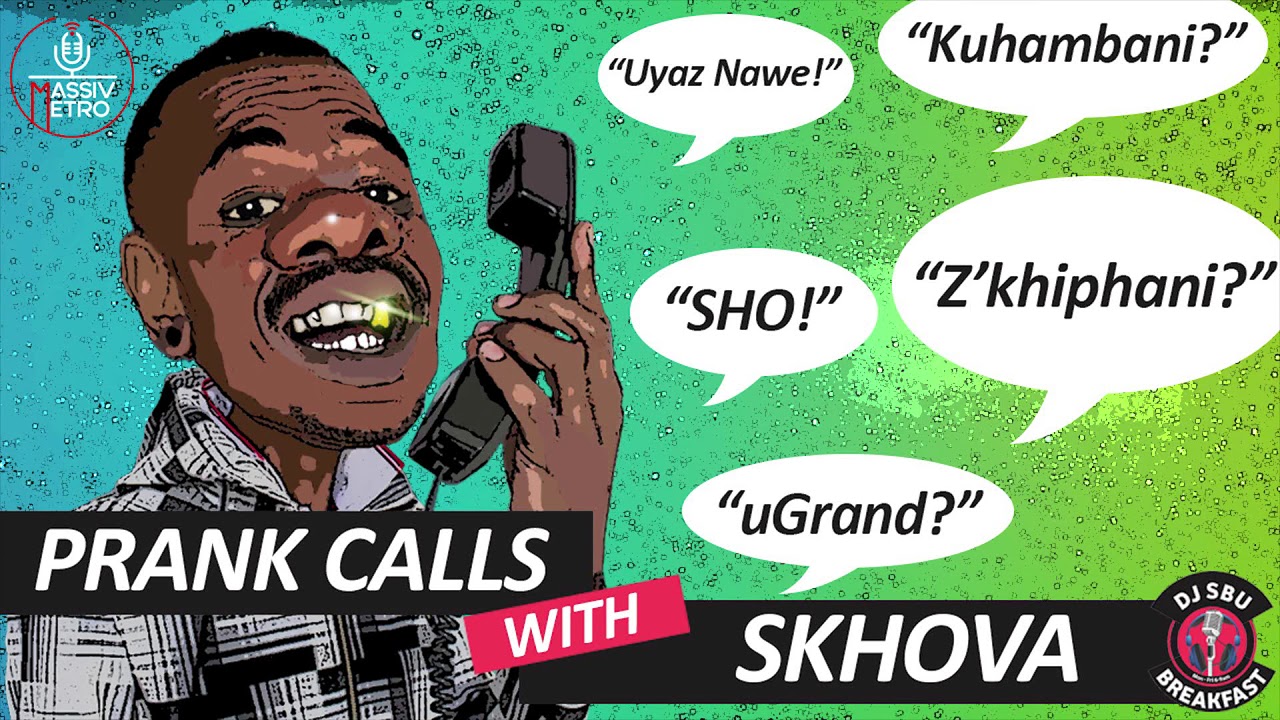 SKOVA PRANKS  Skova Stuck at the Boarder Gate on the DJ Sbu Breakfast