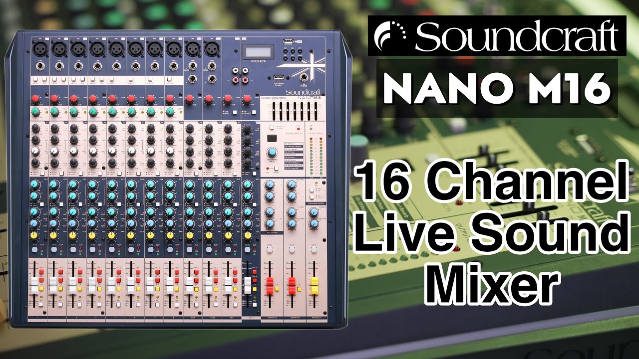 SoundCraft Nano M16 Quality बोलता है।