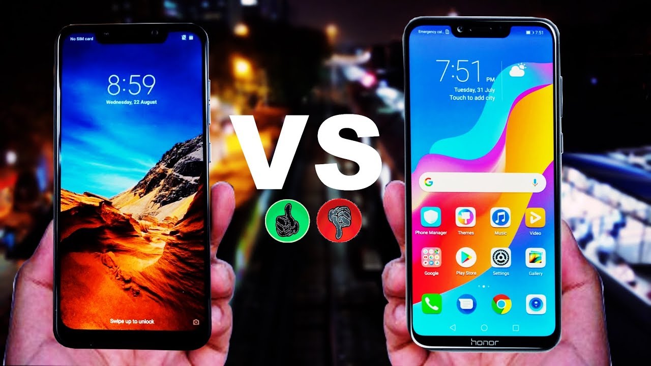 *Fight* Pocophone F1 VS  Honor PLAY (Camera, Gaming , Benchmark)